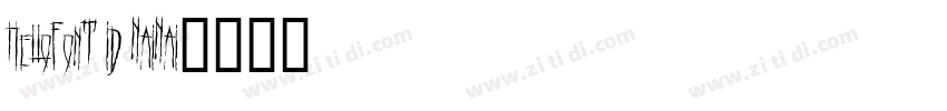 HelloFont ID NaiNai字体转换 HelloFont ID NaiNai字体转换